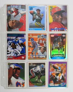 (63) Misc. Wide Receiver/Tight End Football Cards