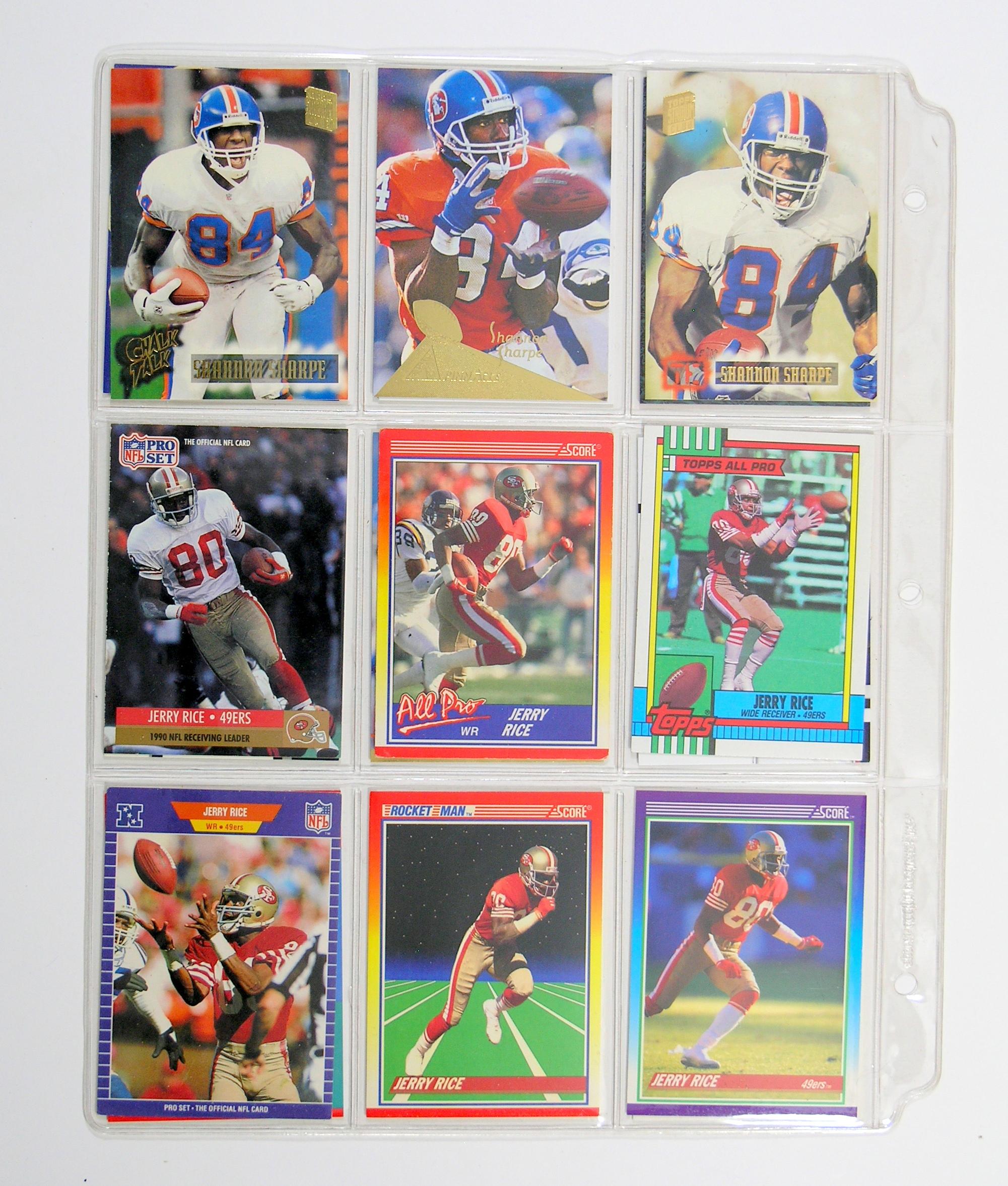 (63) Misc. Wide Receiver/Tight End Football Cards
