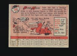 1958 Topps Baseball Card #228 Duke Maas Kansas City A's