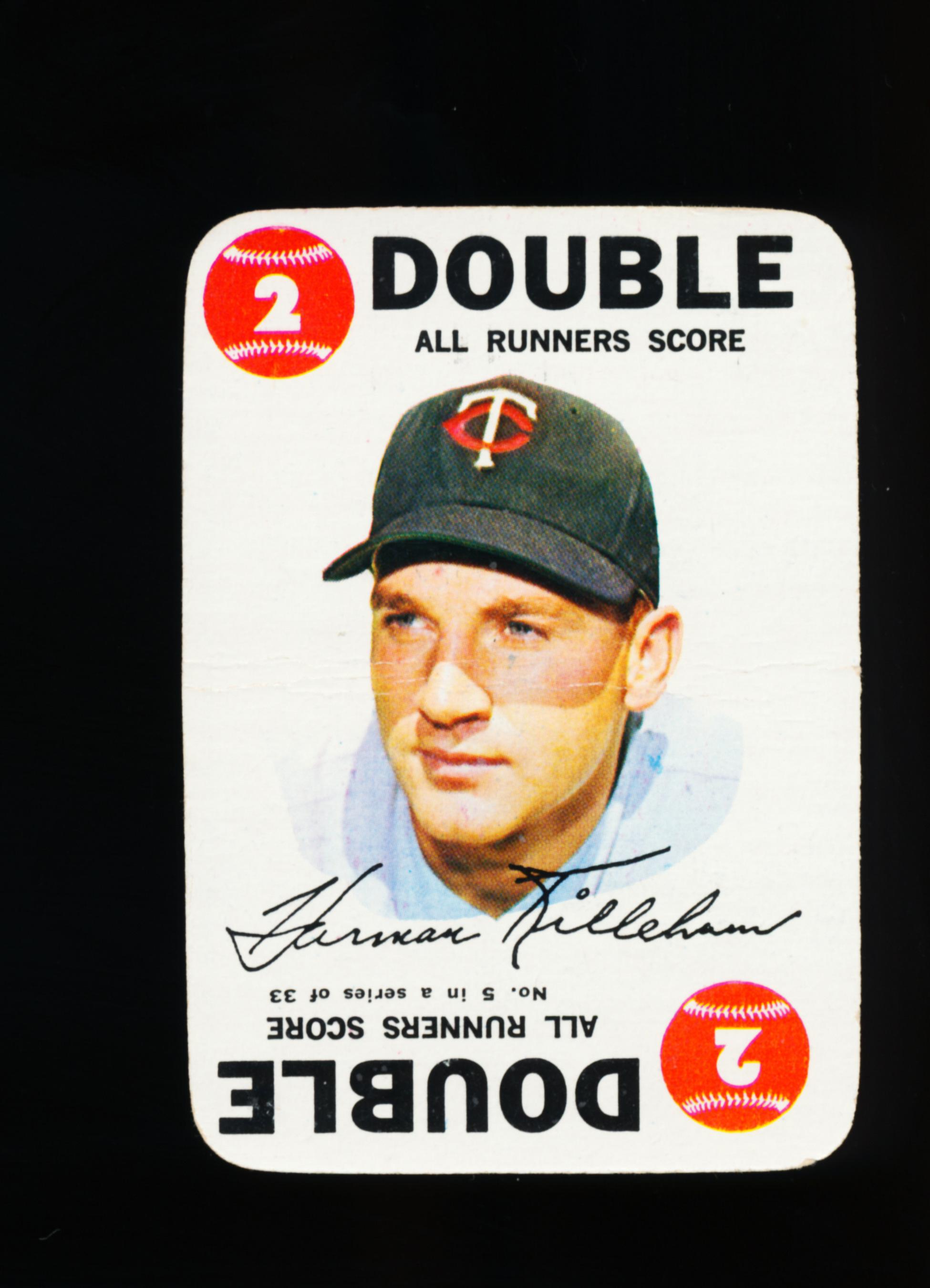 1968 Topps Game Card #5 of 33 Hall of Famer Harmon Killebrew Minnesota Twin