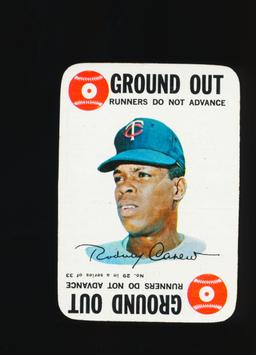 1968 Topps Game Card #29 of 33 Hall of Famer Rod Carew Minnesota Twins. (Cr