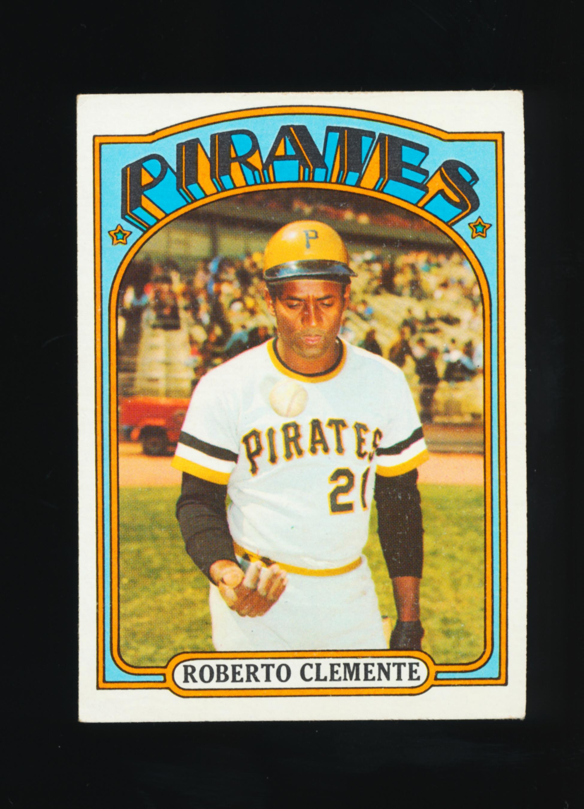 1972 Topps Baseball Card #309 Hall of Famer Roberto Clemente Pittsburgh Pir