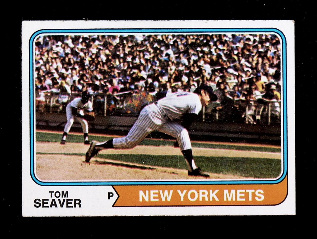 1974 Topps Baseball Card #80 Hall of Famer Tom Seaver New York Mets