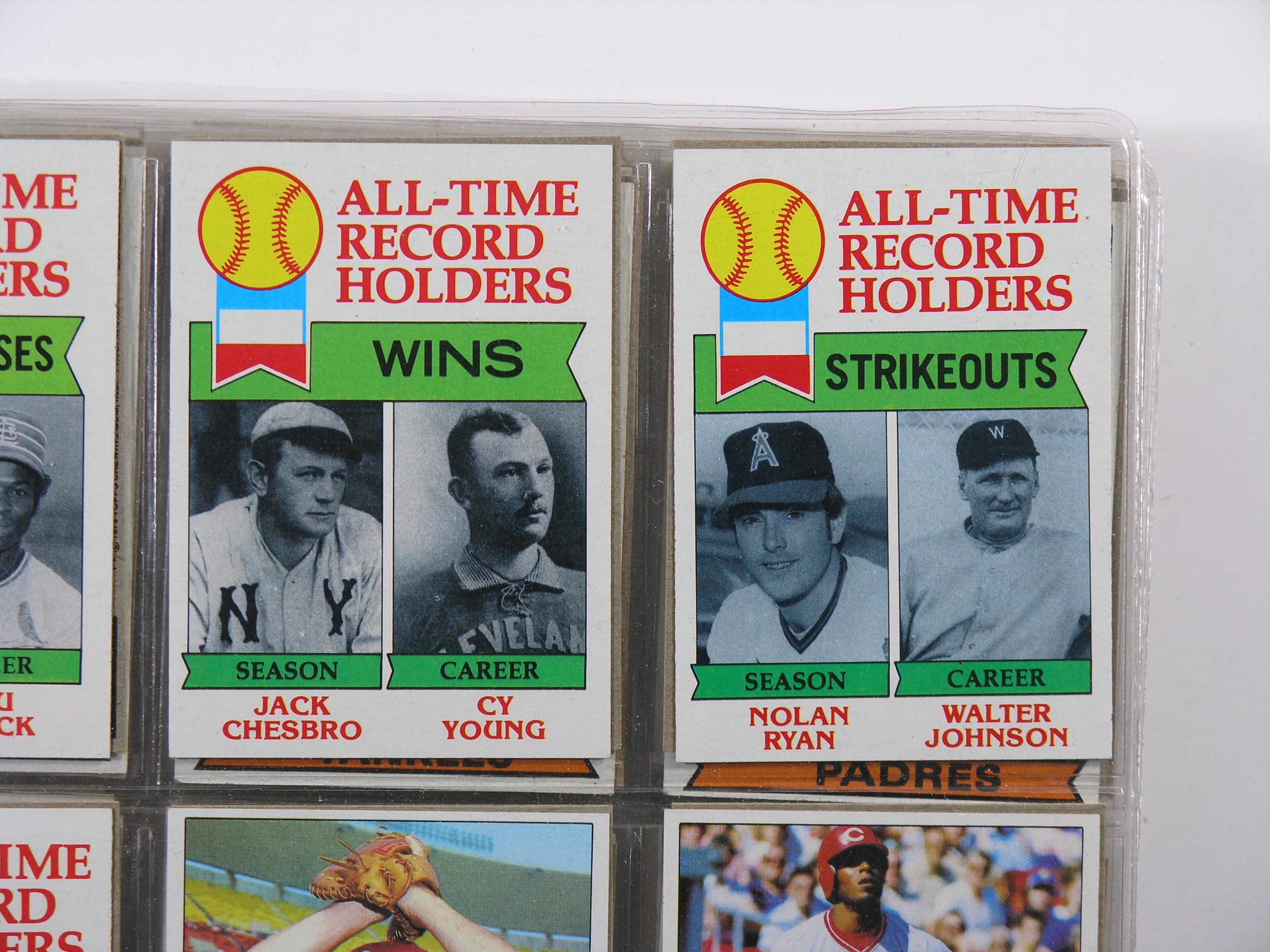 1979 Topps Baseball Card Complete Set. Includes Rookie Ozzie Smith and Many