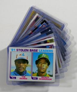 (23 Hall of Famer Rickey Henderson Baseball Cards