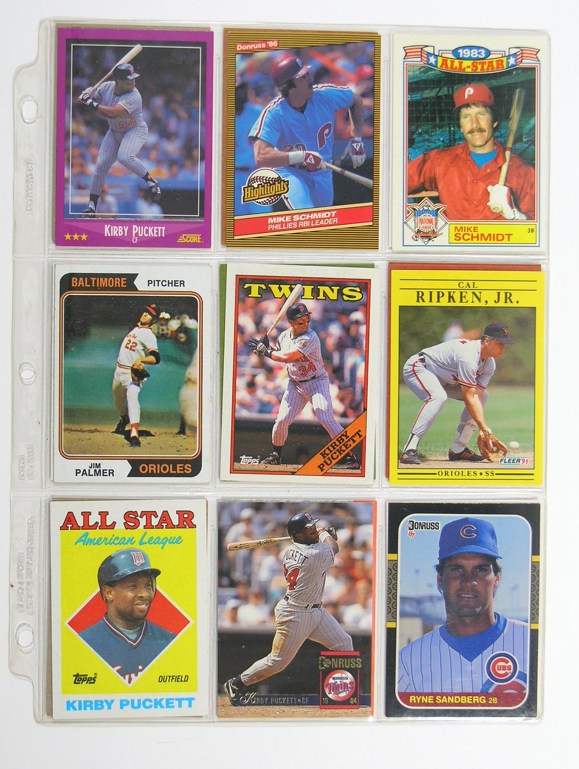 (90) Misc. Hall of Famer Baseball Cards