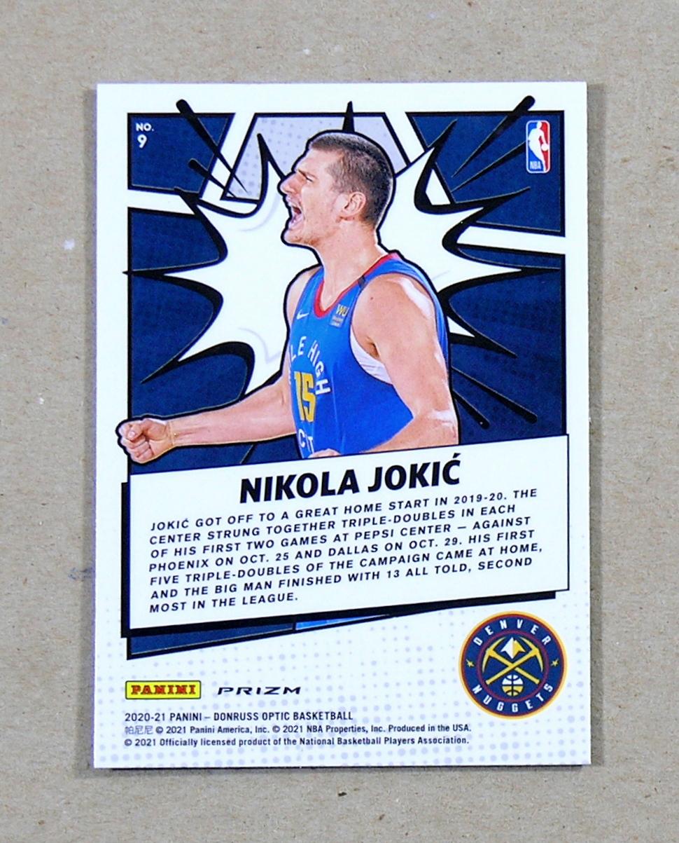 2020-21 Panini Donruss Optic "My House" Basketball Card #9 Nikola Jokic Drn