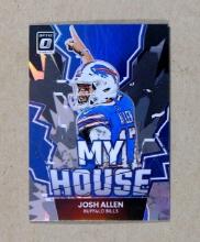 2022 Donruss Optic "My House" Football Card #MH-7 Josh Allen Buffalo Bills