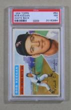 1956 Topps Baseball Card #54 Bob Keegan Chicago White Sox Graded PSA NM7 (W
