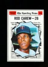 1970 Topps Baseball Card #453 Hall of Famer Rod Carew Minnesota Twins All-S