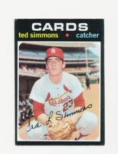 1971 Topps Baseball Card #117 Hall of Famer Ted Simmons St Louis Cardinals