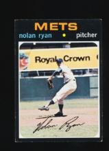 1971 Topps Baseball Card #513 Hall of Famer Nolan Ryan New York Mets