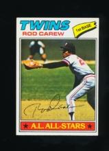 1977 Topps Baseball Card #120 Hall of Famer Rod Carew Minnesota Twins All-S