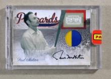 2010 Panini "Postcards" GAME WORN JERSEY-AUTOGRAPHED Baseball Card #20 Hall