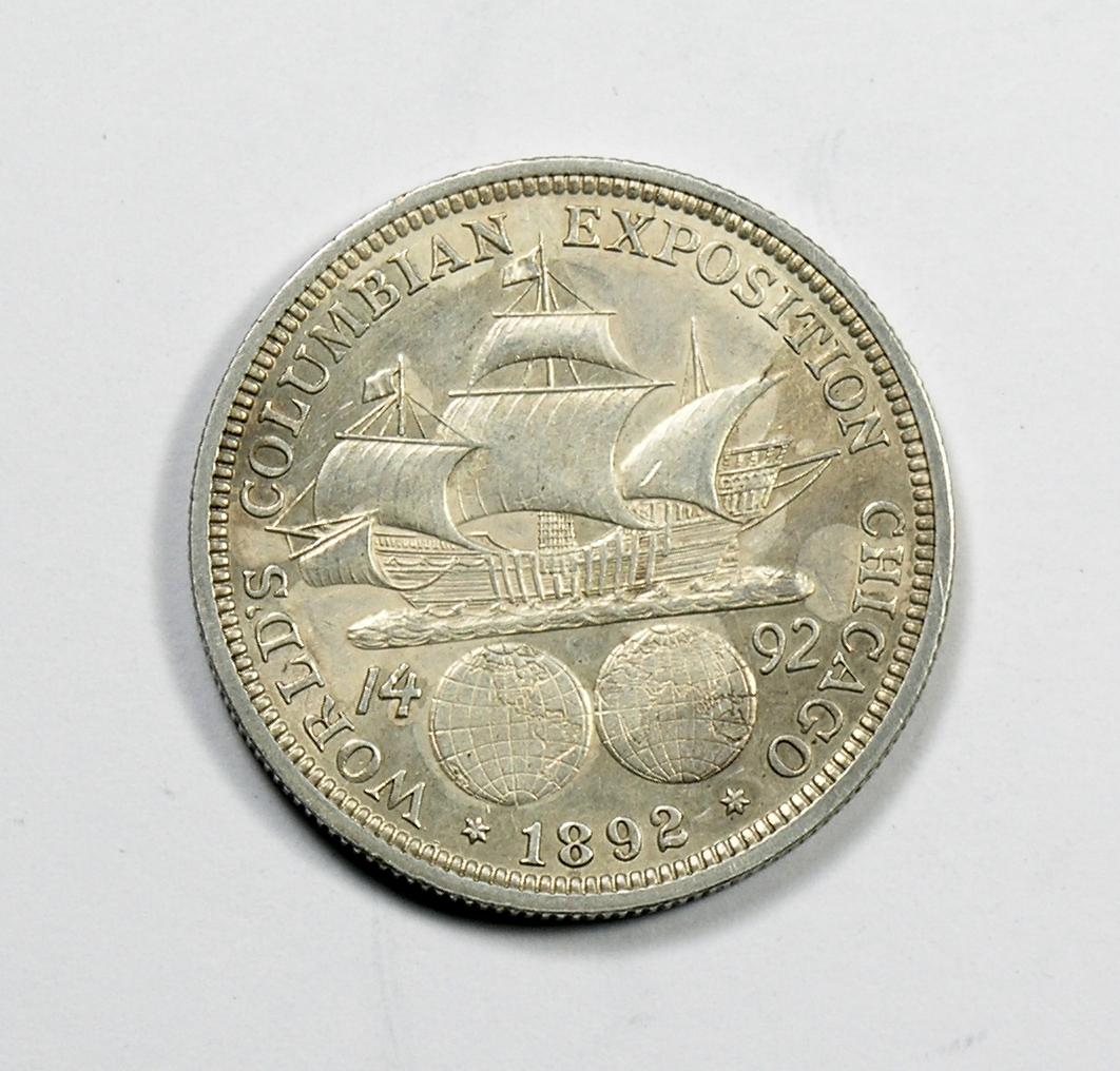 1892 Columbian Commemorative Silver Half Dollar (Worlds Columbian Expositio