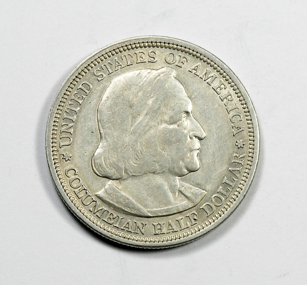 1893 Columbian Commemorative Silver Half Dollar (Worlds Columbian Expositio