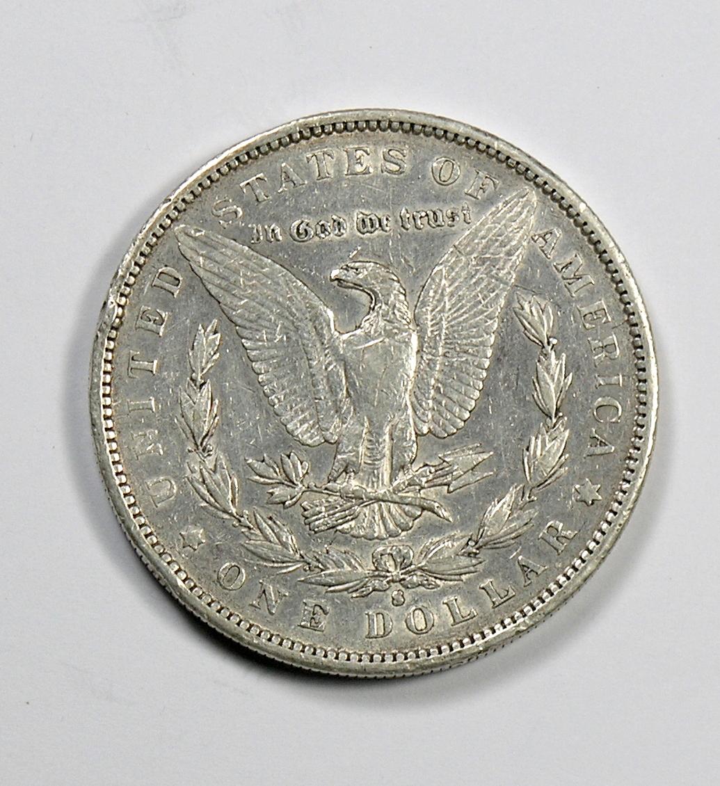 1890-S Morgan Silver Dollar XF Condition