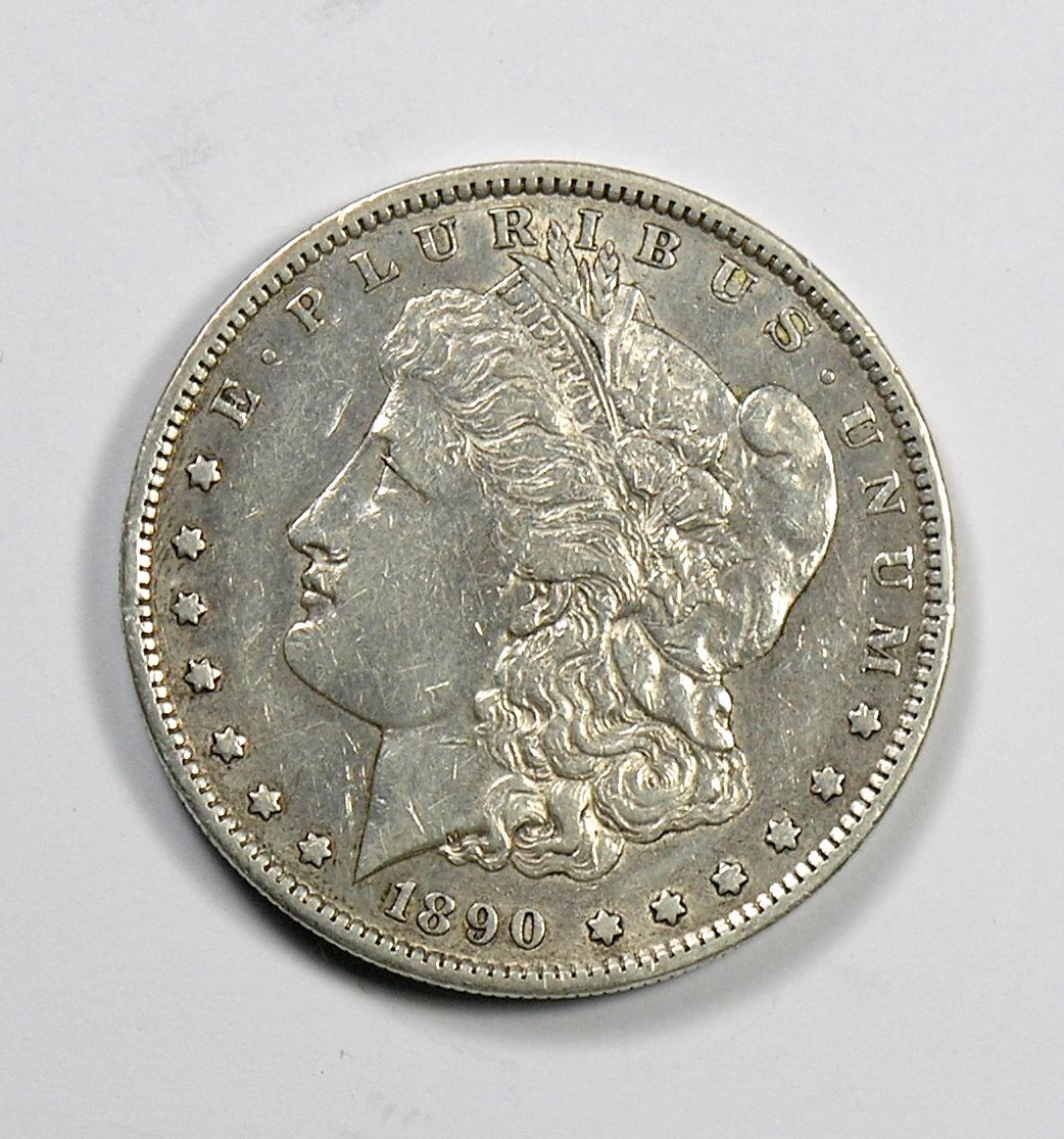 1890-S Morgan Silver Dollar XF Condition