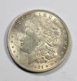 1921 Morgan Silver Dollar AU/BU Condition