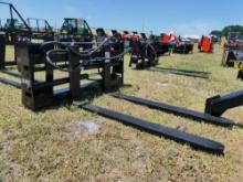 Agrotk Quick Attach 48" Hydraulic Forks