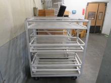 24X48 ALUMINUM COOLER CARTS W/DRIP PAN