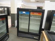 TRUE GDM-41SL-60-LD SELF-CONTAINED SLIDE-DOOR COOLER