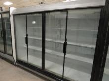 2019 8FT HUSSMANN IDDF5SU GLASS-DOOR DAIRY CASE WITH CONDENSING UNIT