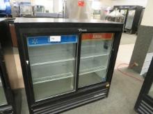 TRUE GDM-41SL-48-HC-LD SELF-CONTAINED SLIDE-DOOR COOLER