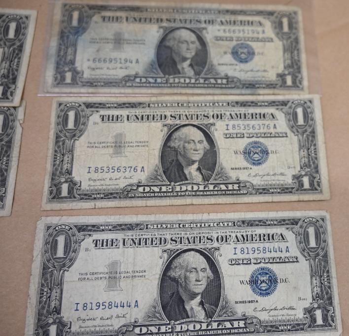 Ten Silver Certificate Dollars
