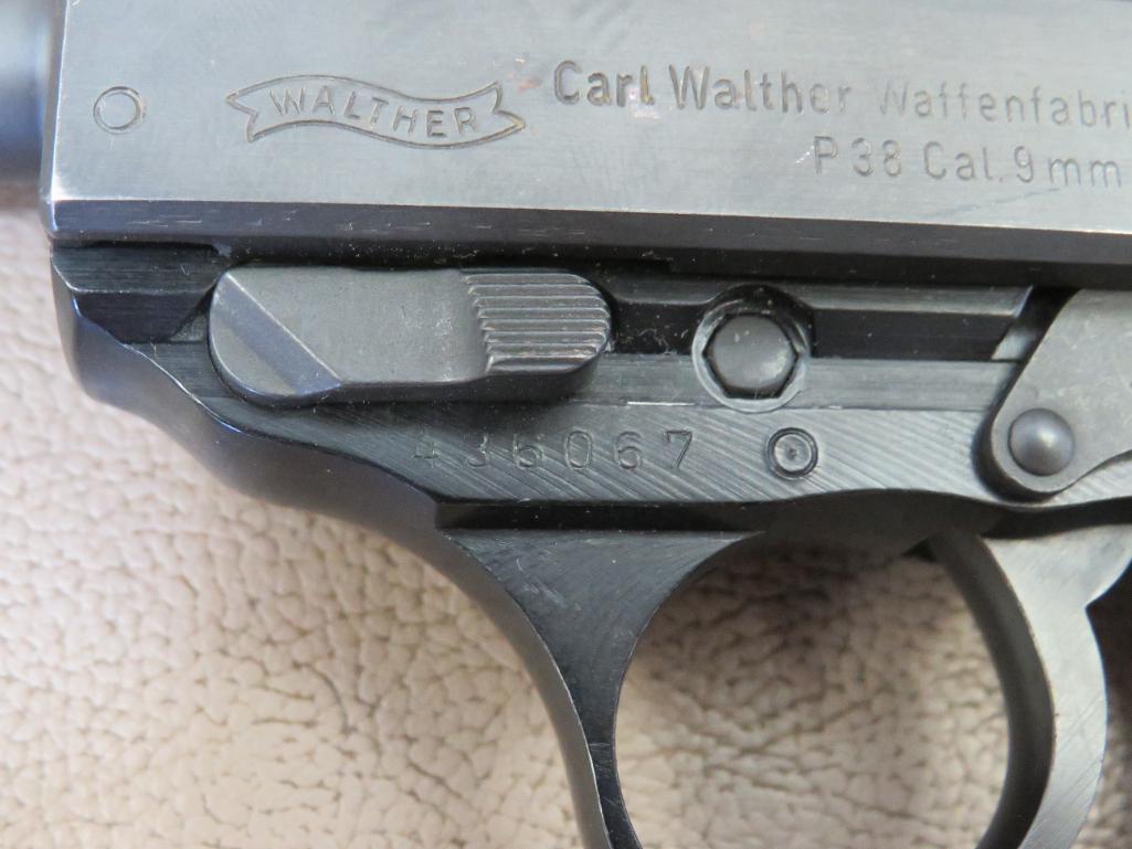 Walther P-38, 9MM, Pistol, SN#-436067