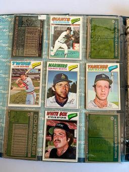 Loaded Album of 1977 Topps Baseball Cards