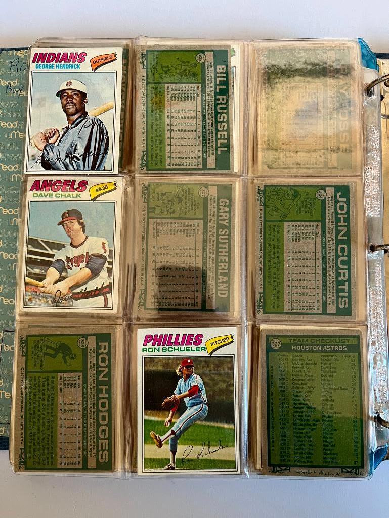 Loaded Album of 1977 Topps Baseball Cards