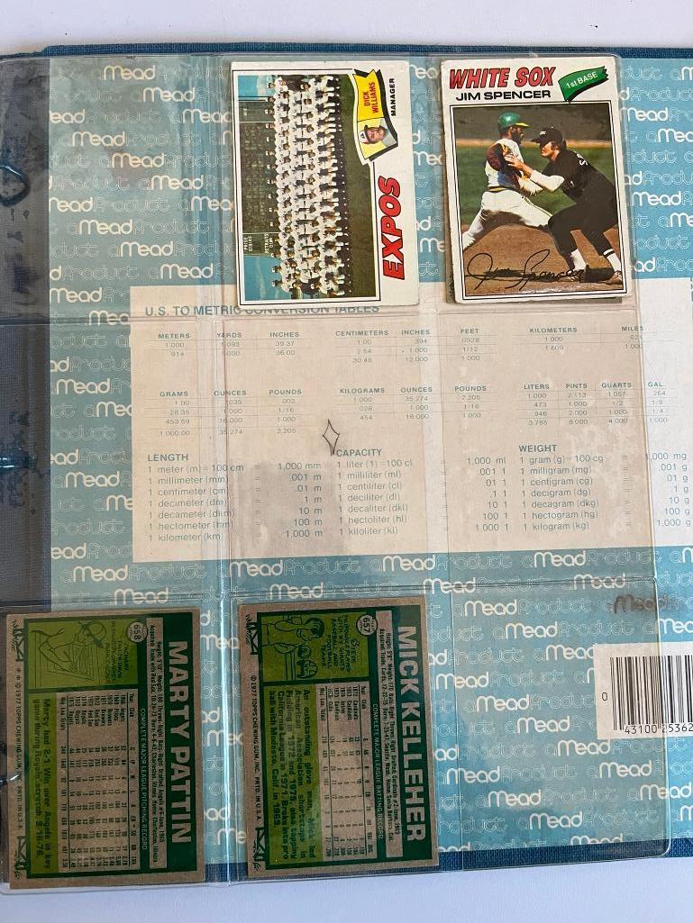 Loaded Album of 1977 Topps Baseball Cards