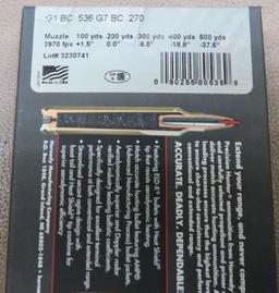 Hornady 270 Winchester 145 gr ELD-X Precision Hunter Ammunition