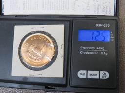1980 One Ounce Gold Krugerrand Coin