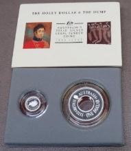 1990 The Holy Dollar and The Dump Silver Coins