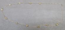 Delicate Gold Nugget Necklace