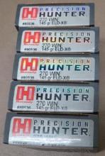Hornady 270 Winchester 145 gr ELD-X Precision Hunter Ammunition