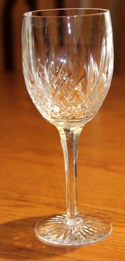 16 Cut Crystal Goblets, 8 are Marked Waterford