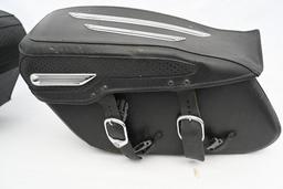 Real Leather Harley Davidson Saddle Bags