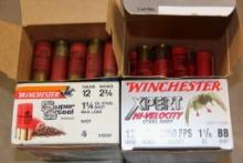 73 Cartridges Winchester 12 Gauge Steel Shot Shotgun Ammunition