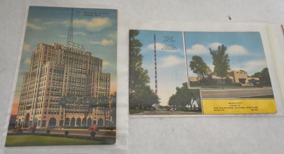 Fifteen Radio Station Post Cards