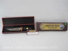 American Mint American West Gold And Silver Coin Collection American Gold Buffalo Bowie Knife in Box