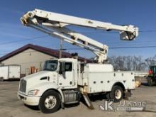 (South Beloit, IL) Altec TA60, Articulating & Telescopic Bucket Truck center mounted on 2016 Kenwort