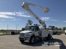 (Kansas City, MO) Altec AA55-MH, Material Handling Bucket Truck rear mounted on 2014 Freightliner M2