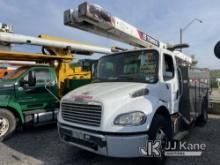 Terex/HiRanger SC45, Over-Center Bucket Truck center mounted on 2014 Freightliner M2 106 Utility Tru