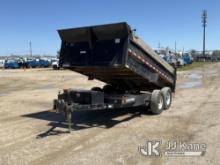 2016 Sure-Trac T/A Dump Trailer Dump Operates, Rust Holes in Frame, Dump Cylinder Weld Broken, An Al