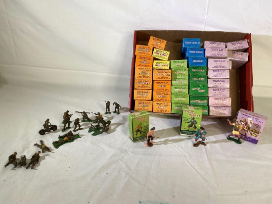 Marx Toys hand -painted Warriors of the World toy soldiers