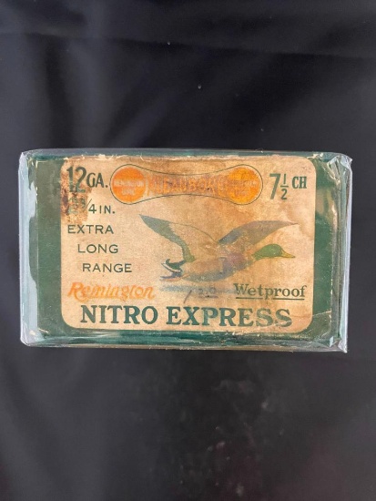2 Piece Full Box Remington Nitro Express 12 guage Long Range Game Loads
