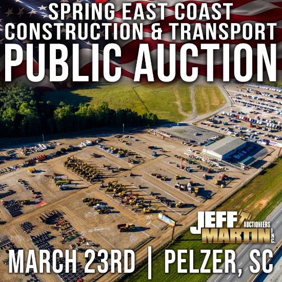 R1 SPRING EAST COAST CONST & TRANSPORT AUCTION